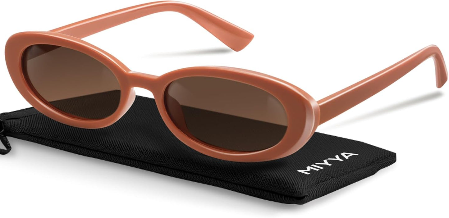 Old Money Polarized Oval Sunglasses – 2025 Edition, UV400 Protection, Feather-Light Fit & Trendy Colors