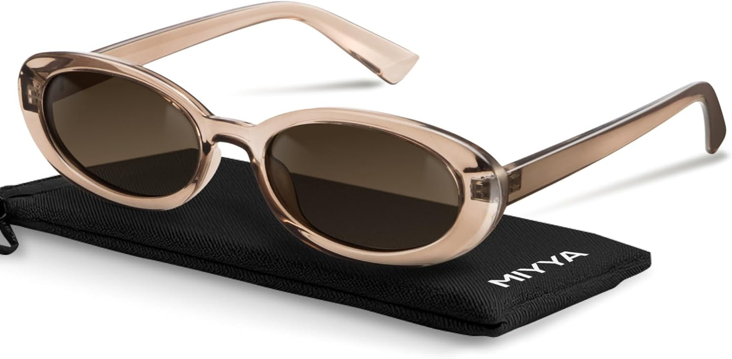 Old Money Polarized Oval Sunglasses – 2025 Edition, UV400 Protection, Feather-Light Fit & Trendy Colors