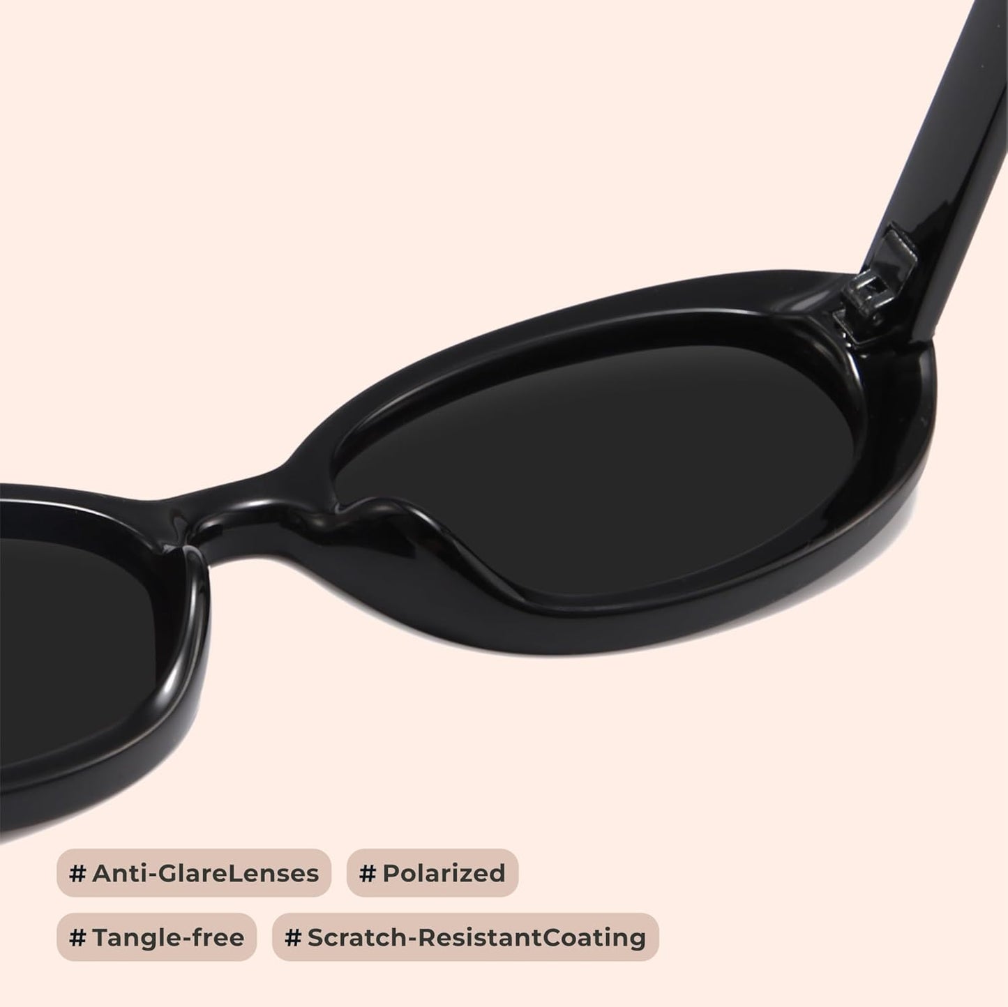 Old Money Polarized Oval Sunglasses – 2025 Edition, UV400 Protection, Feather-Light Fit & Trendy Colors